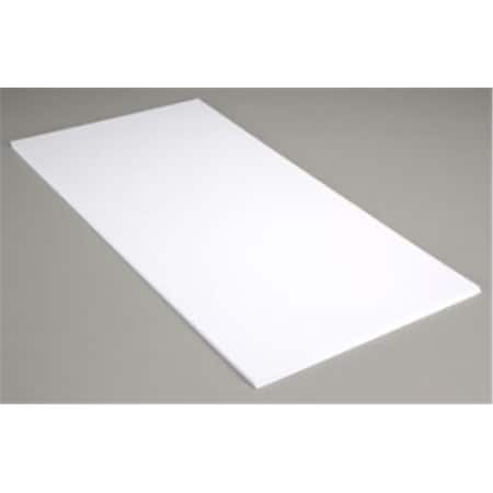 Evergreen 0.10 in. Plain Opaque White Polystyrene Sheet, 4PK EVG9100